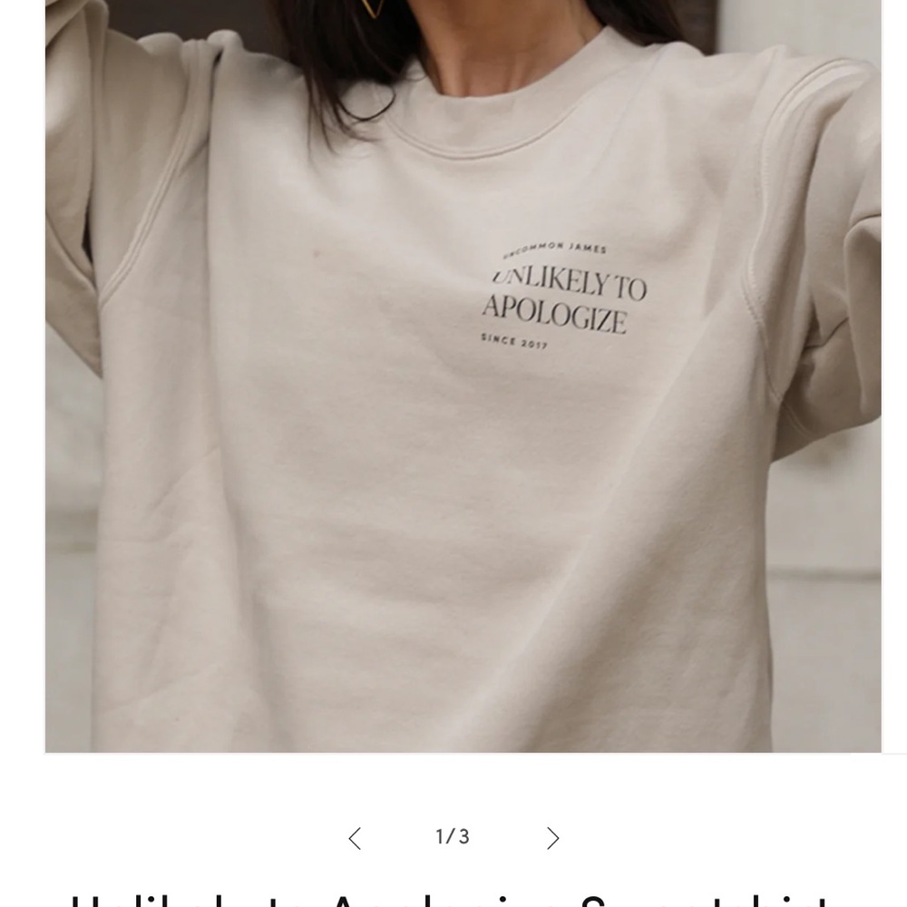Uncommon James Tan Crewneck Sweater